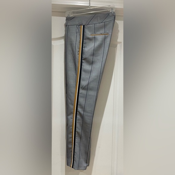 Tricotto Pants - Tricotto - Tailored Plaid Pants with Side Stripes